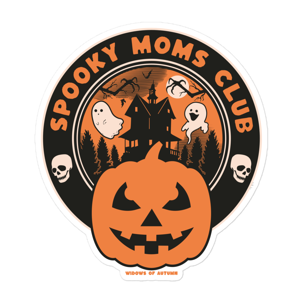 Spooky Moms Club Bubble-Free Sticker