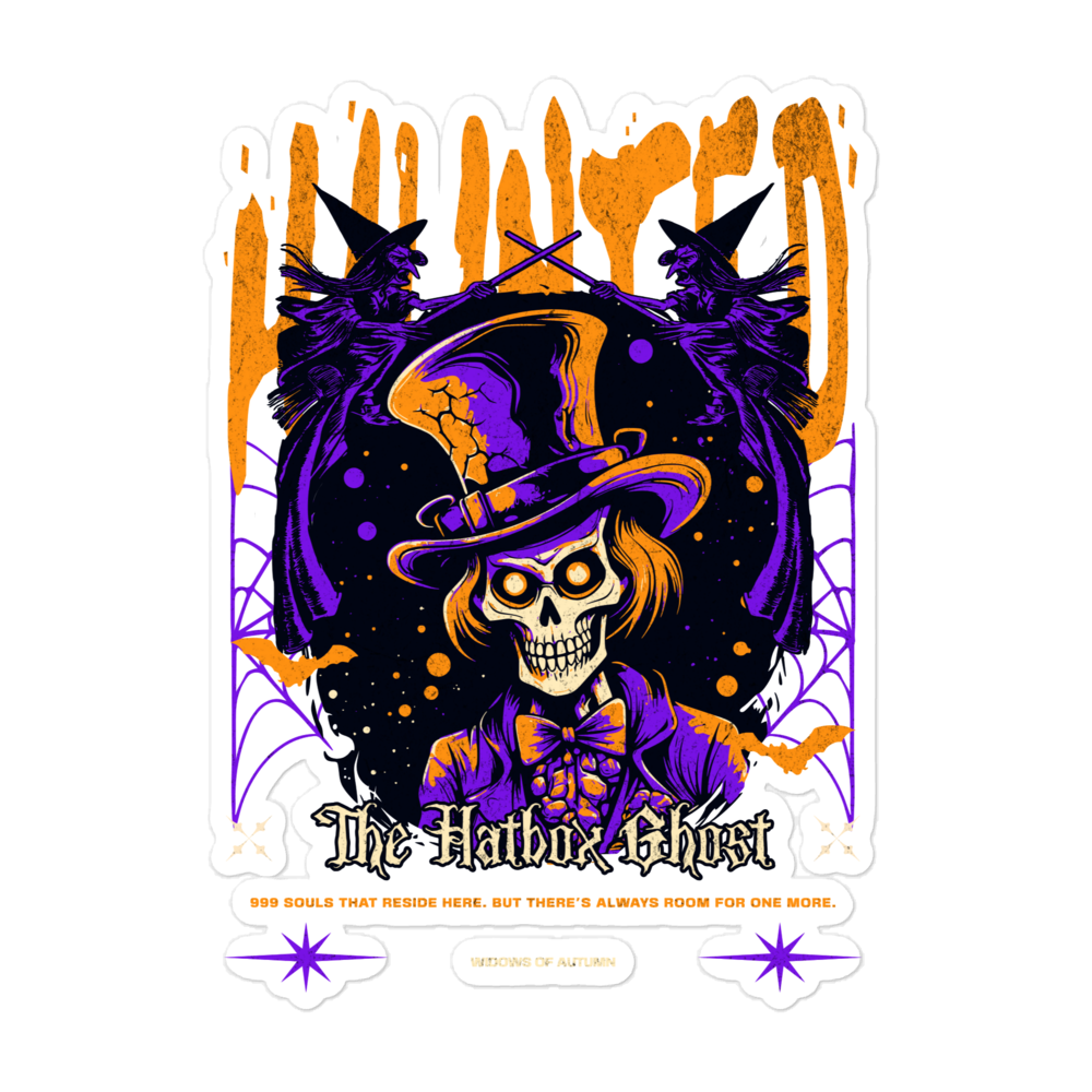 Hatbox Ghost Bubble-Free Sticker