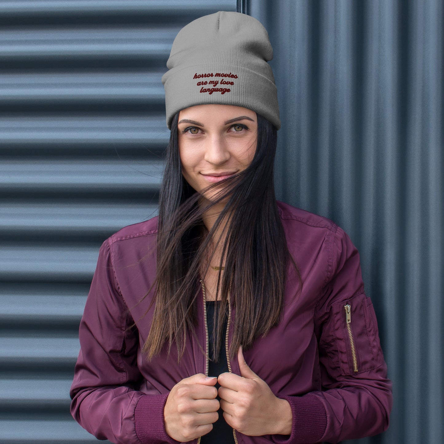 Love Language Embroidered Beanie