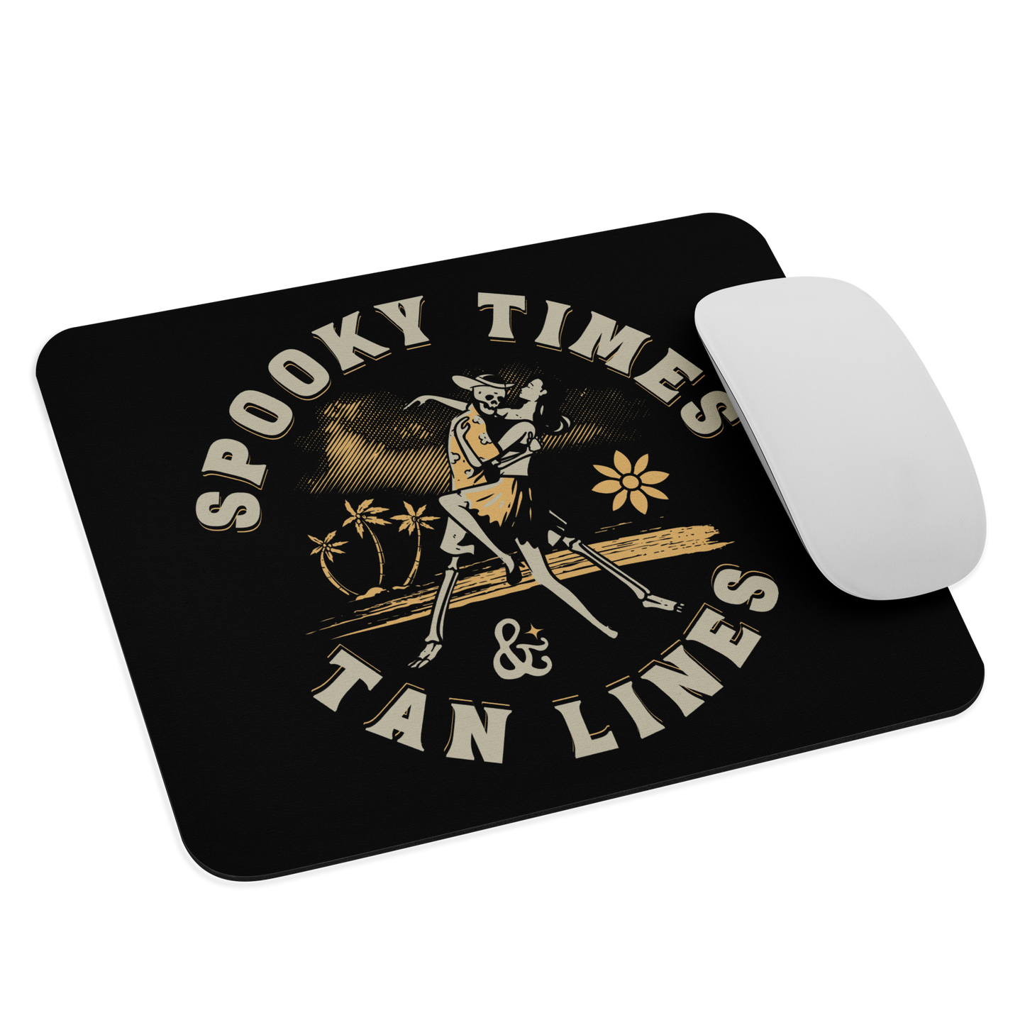 Spooky Times & Tan Lines Mouse Pad