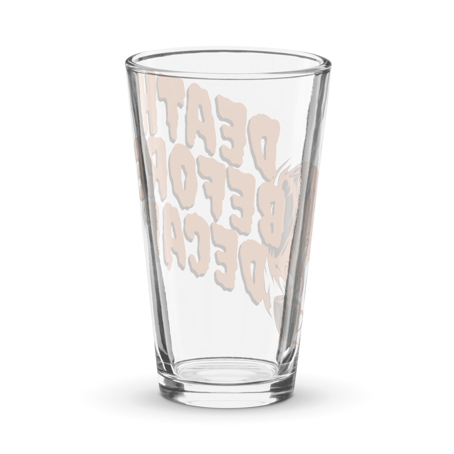 Grim Grind Shaker Pint Glass