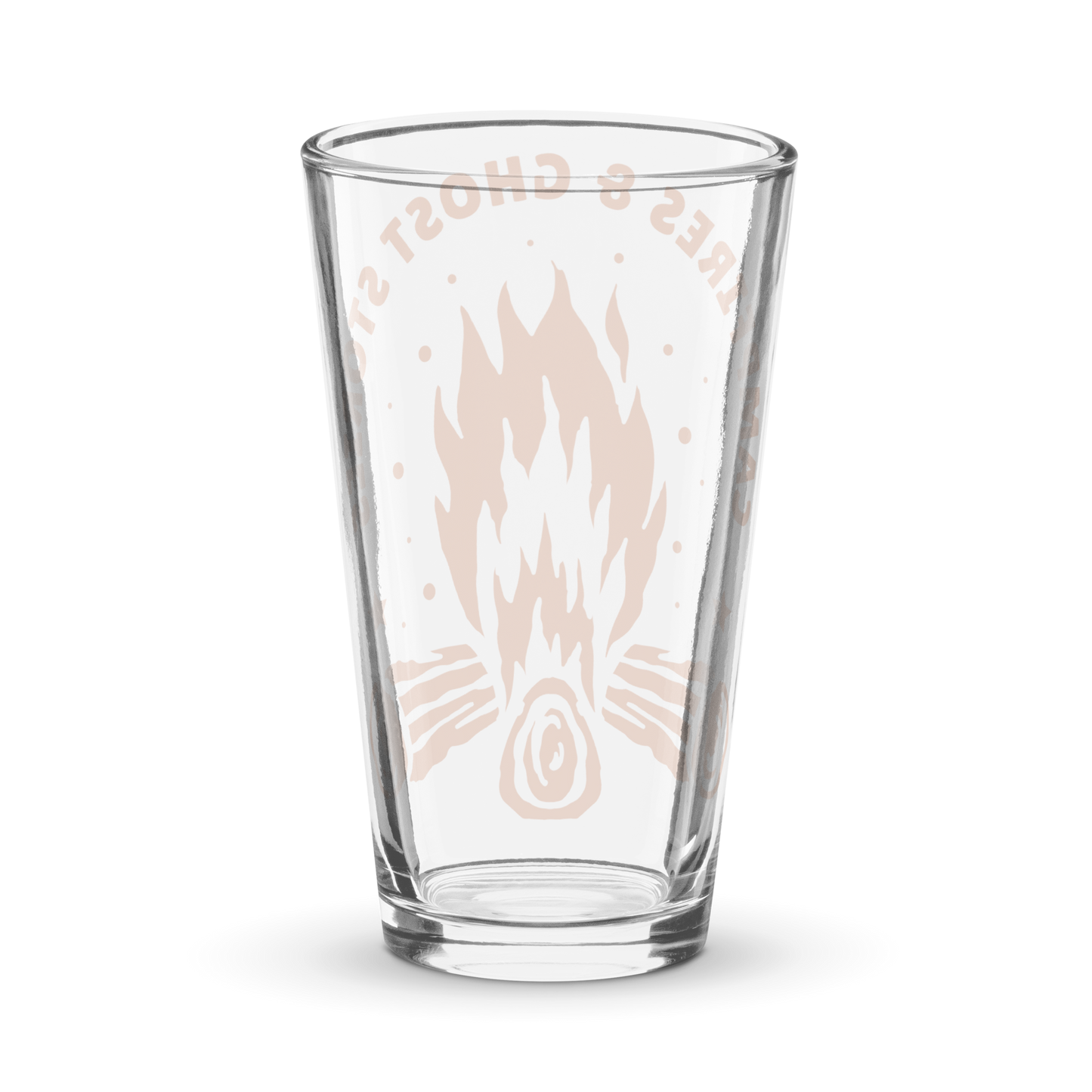 Campfires & Ghost Stories Shaker Pint Glass