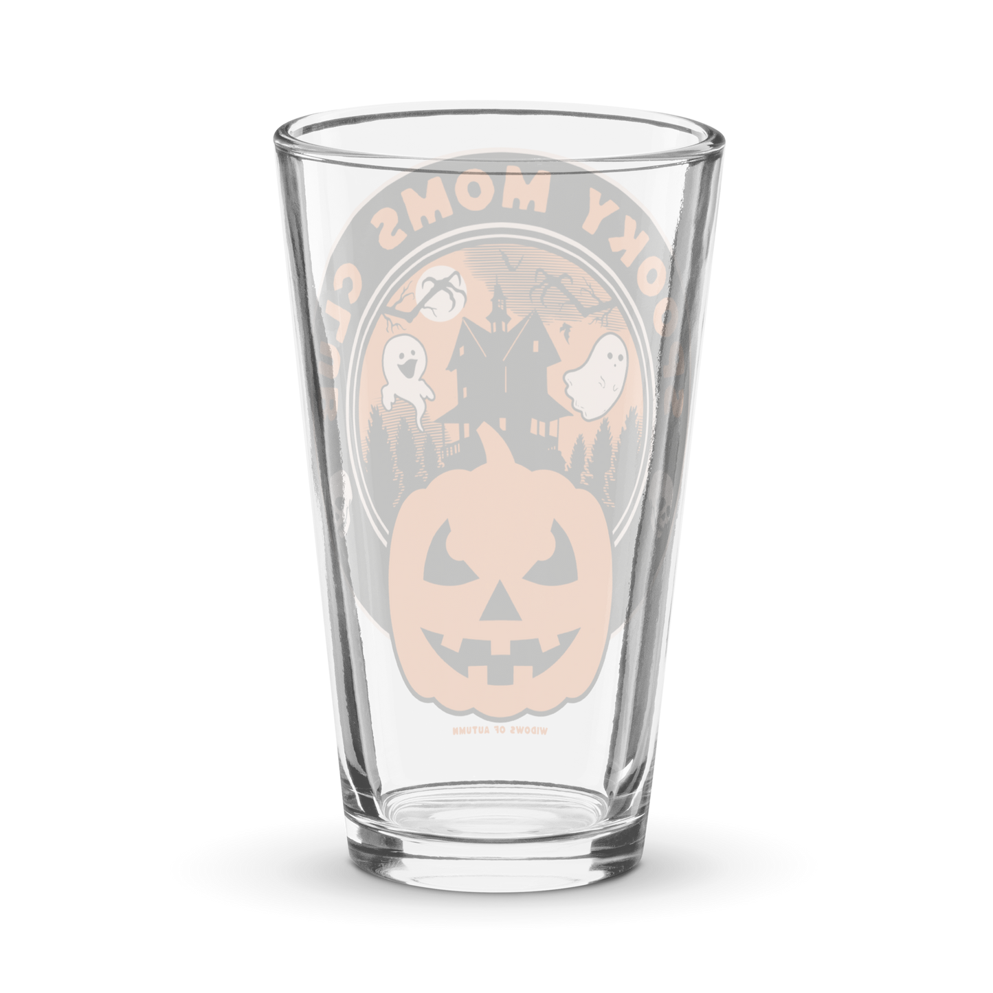Spooky Moms Club Shaker Pint Glass