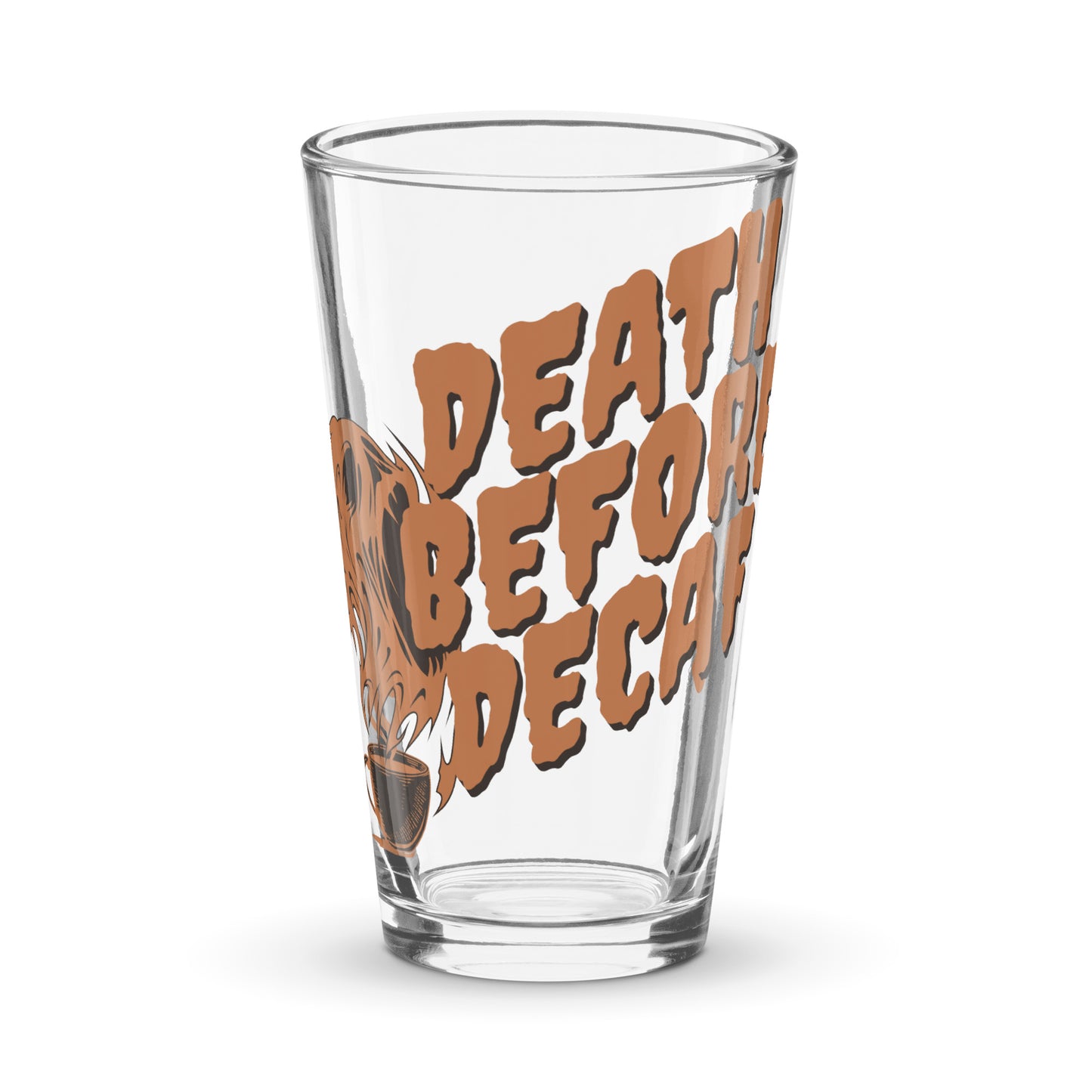 Grim Grind Shaker Pint Glass