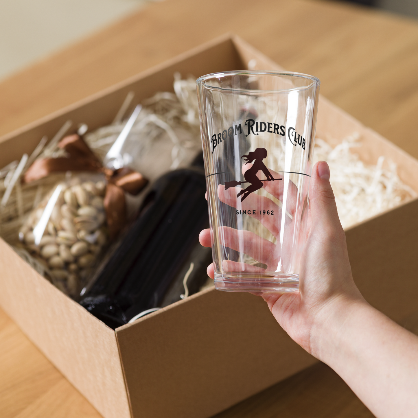 Broom Riders Club Shaker Pint Glass