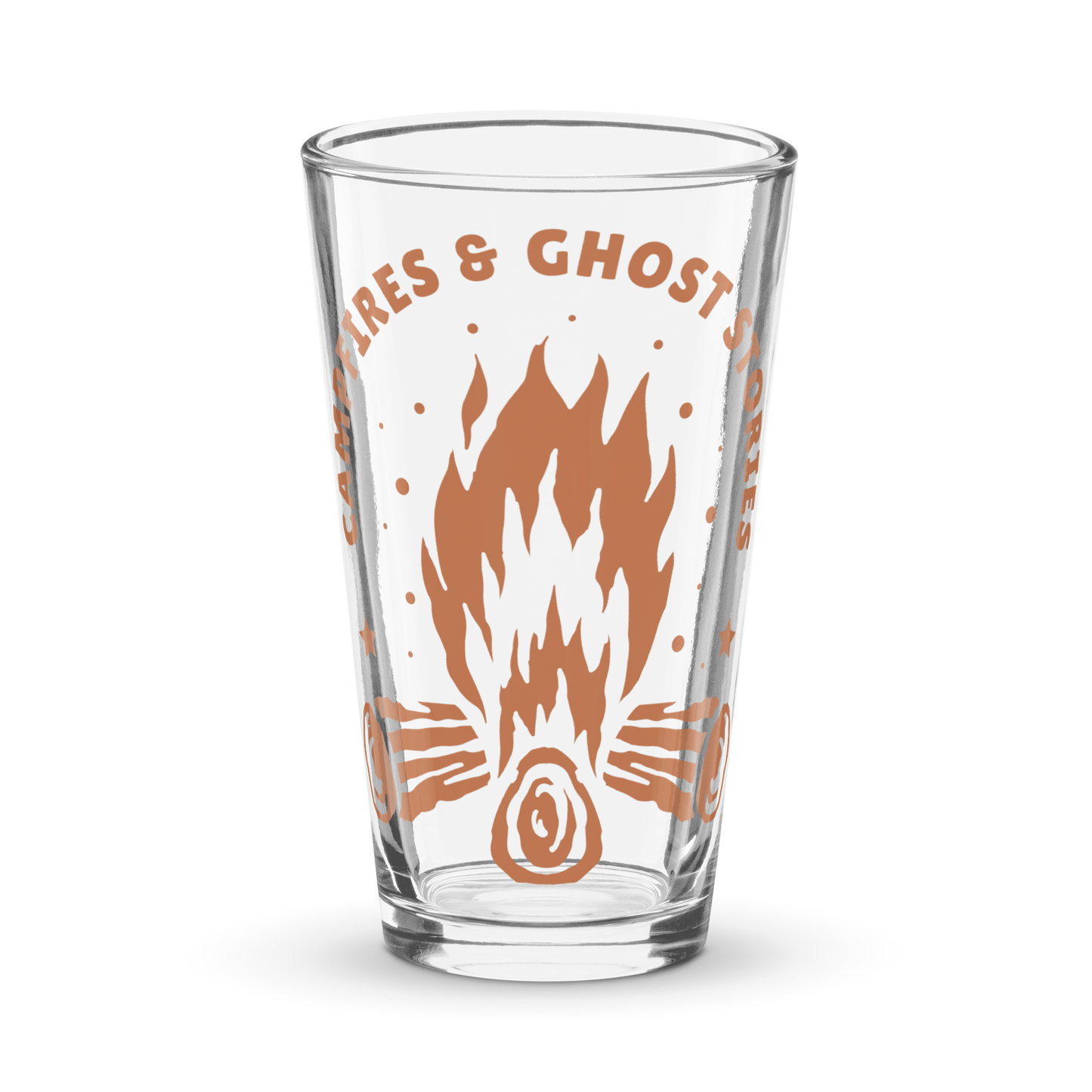 Campfires & Ghost Stories Shaker Pint Glass