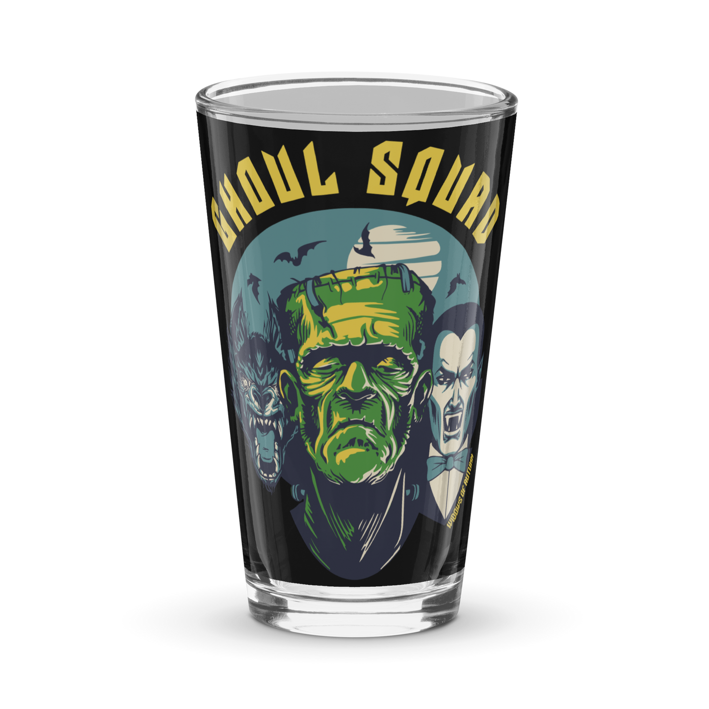 Ghoul Squad Shaker Pint Glass