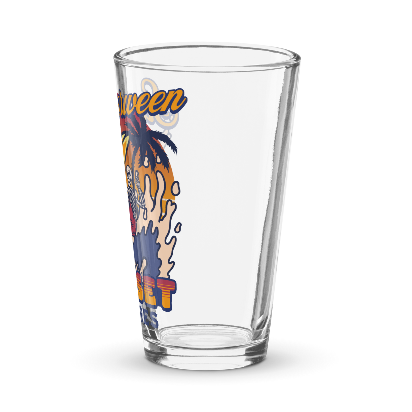 Sunset Scares Shaker Pint Glass