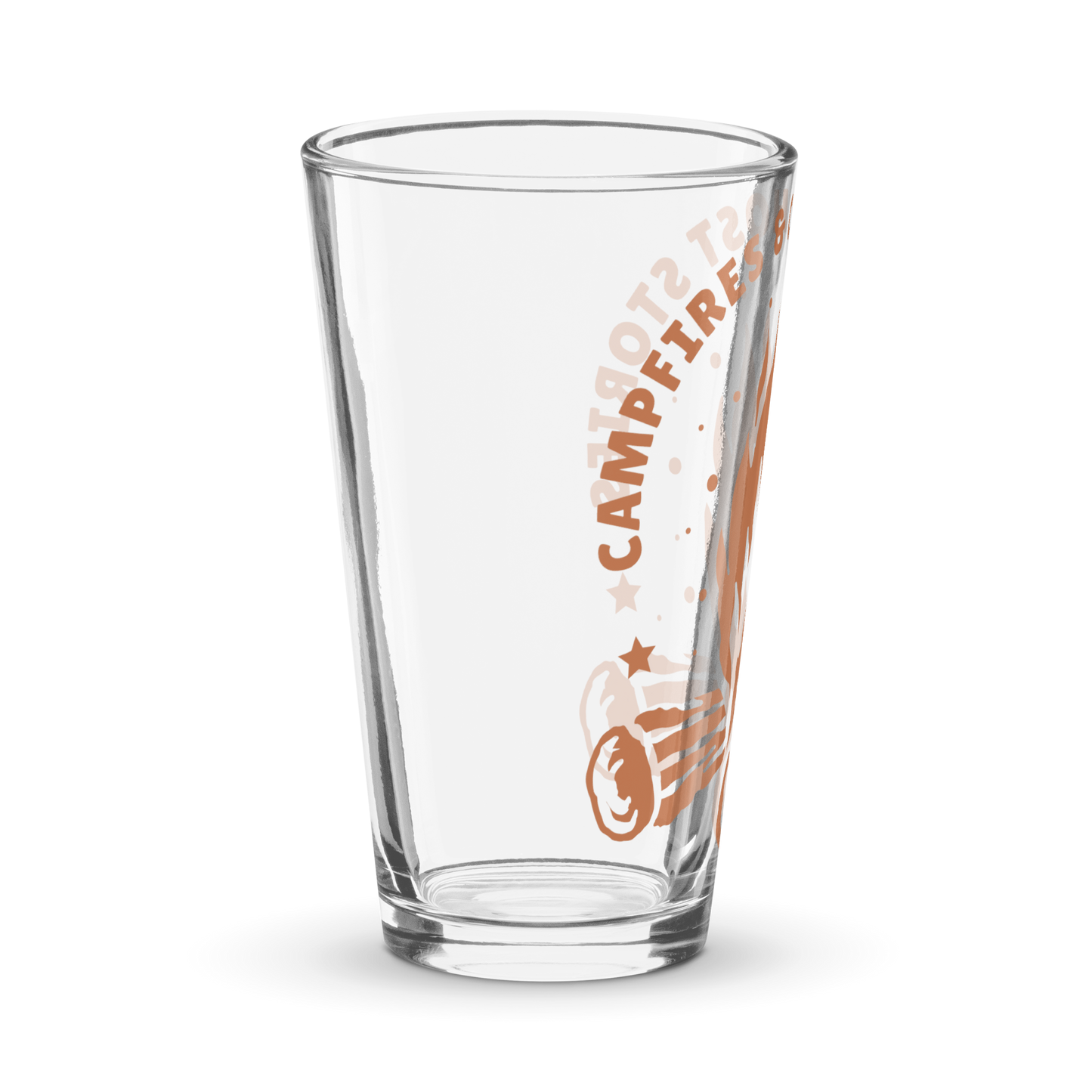 Campfires & Ghost Stories Shaker Pint Glass
