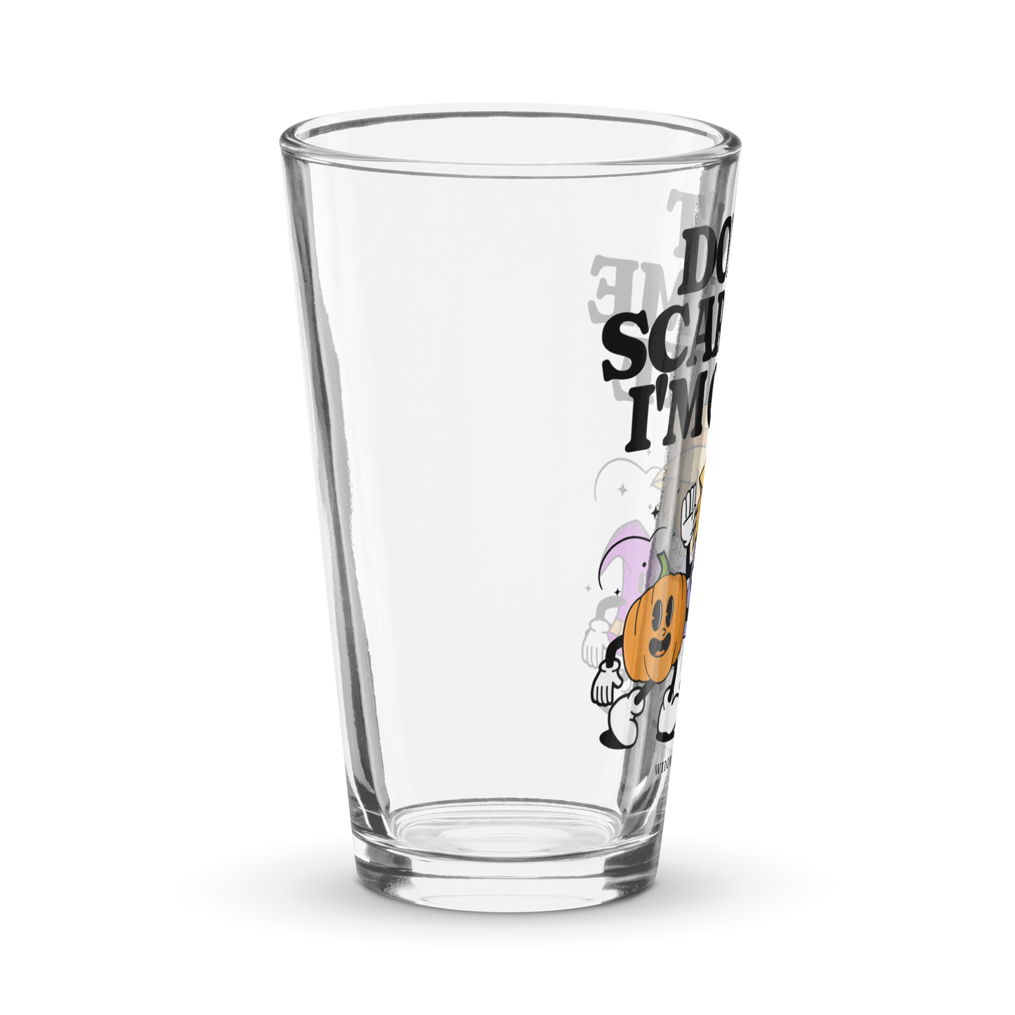 Don't Scare Me Shaker Pint Glass