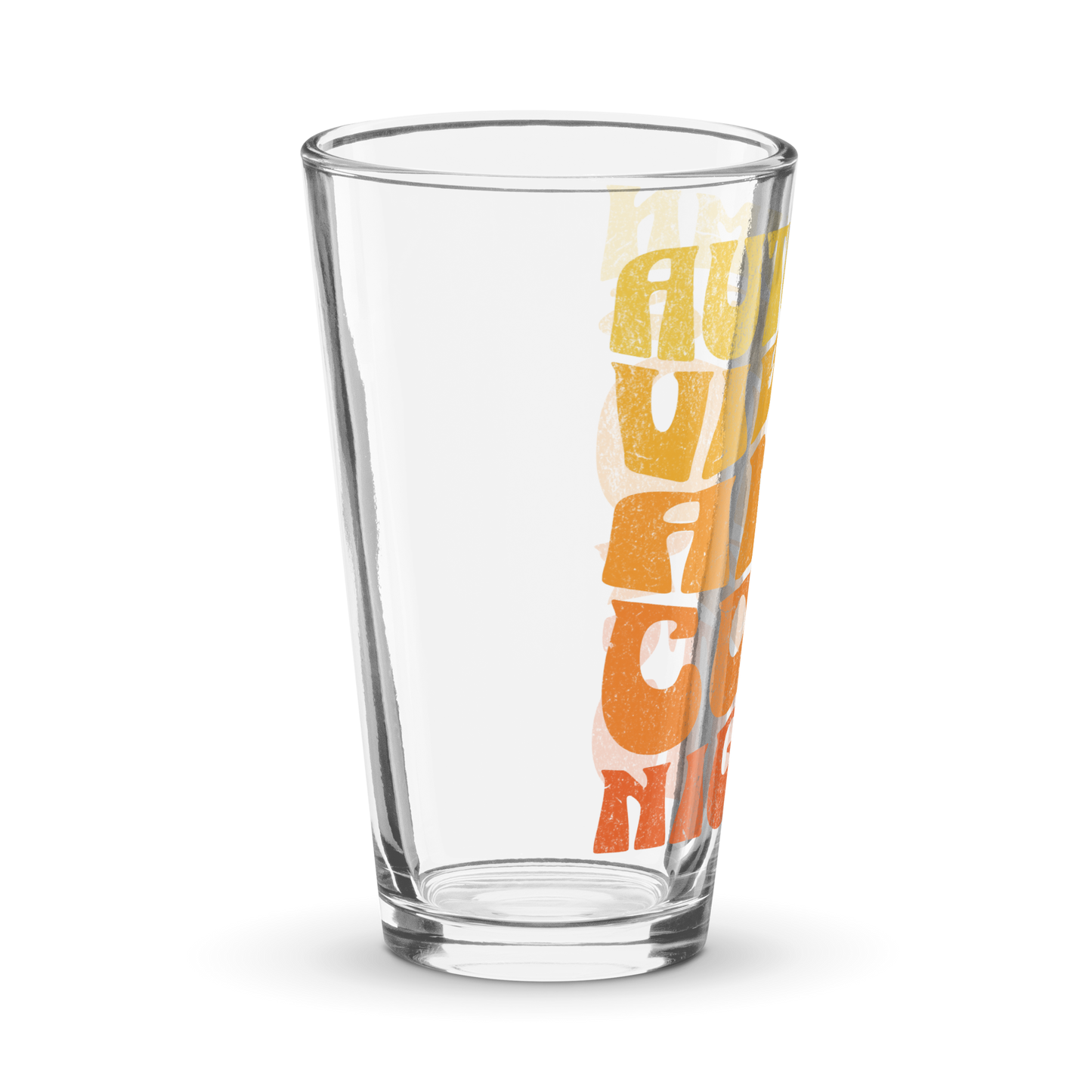 Cozy Autumn Shaker Pint Glass