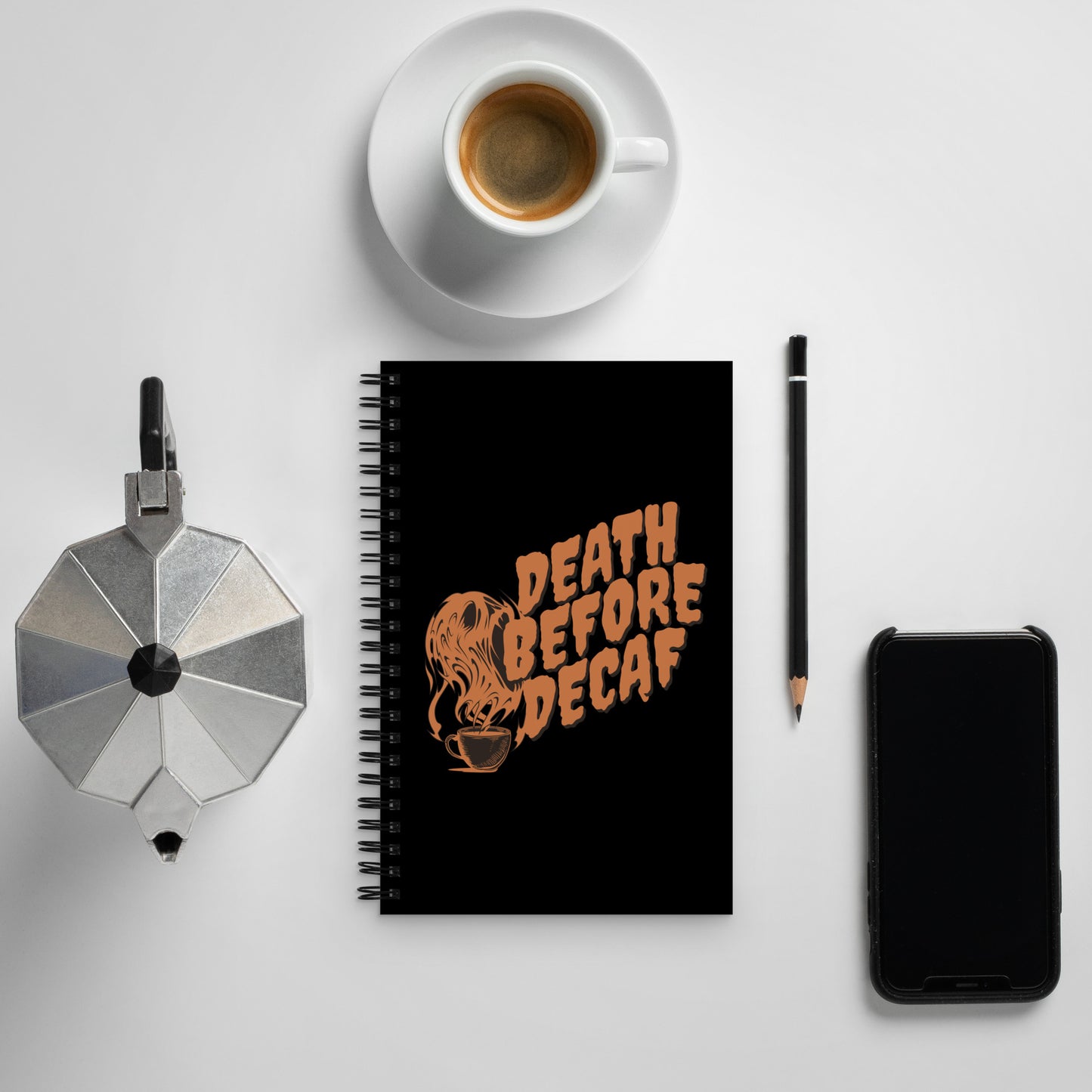Grim Grind Spiral Notebook