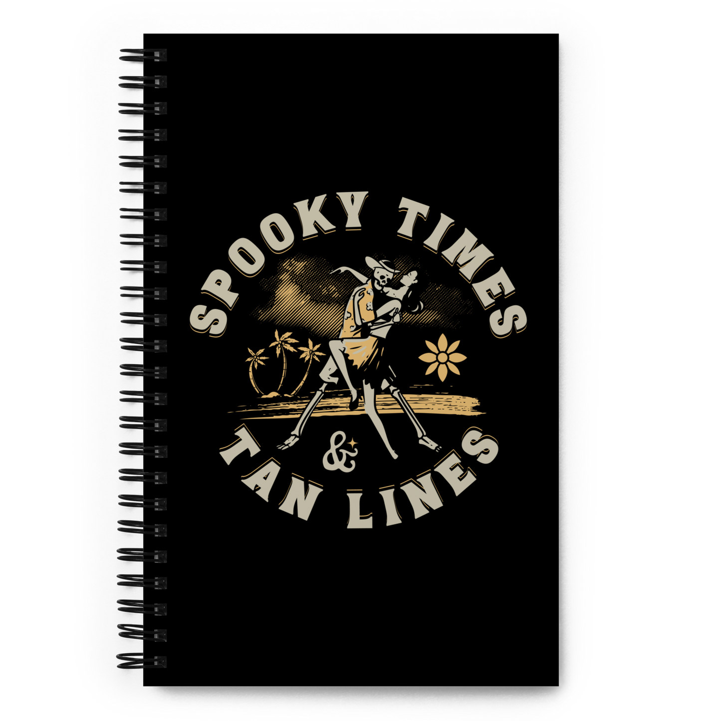 Spooky Times & Tan Lines Spiral Notebook