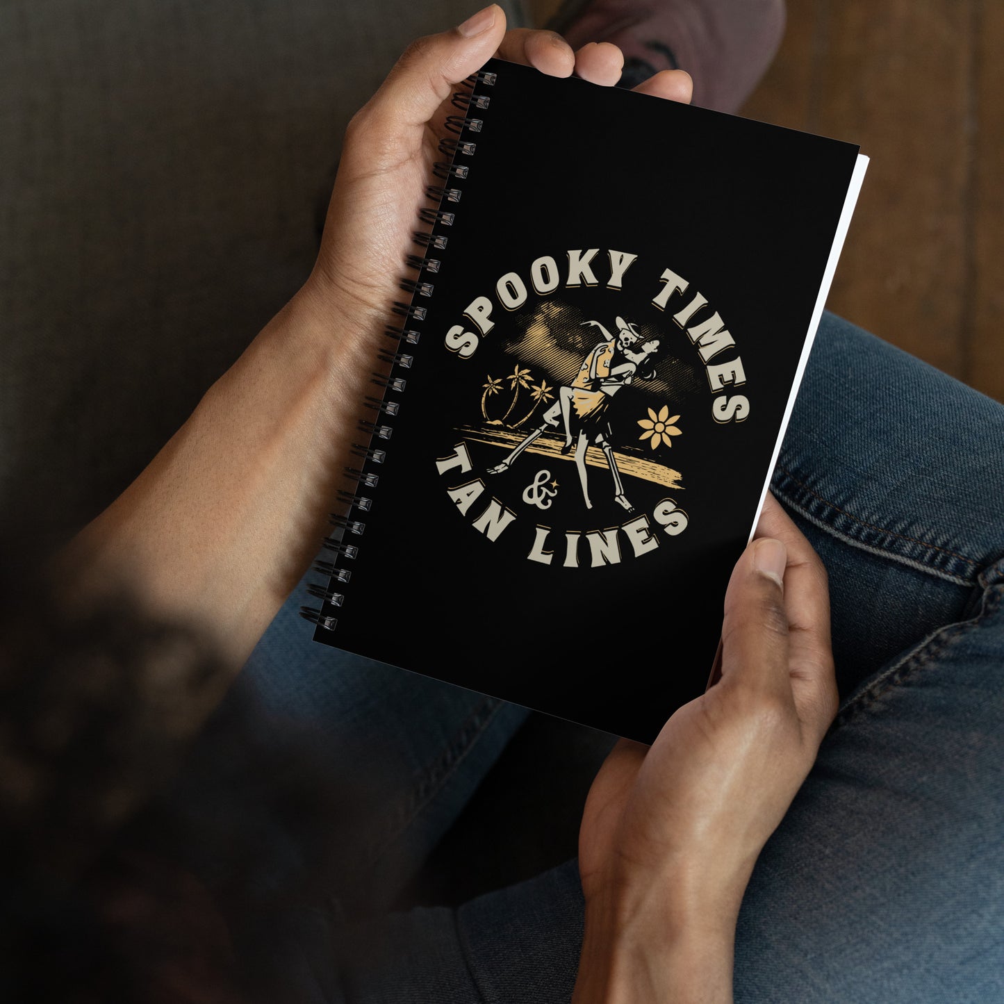 Spooky Times & Tan Lines Spiral Notebook