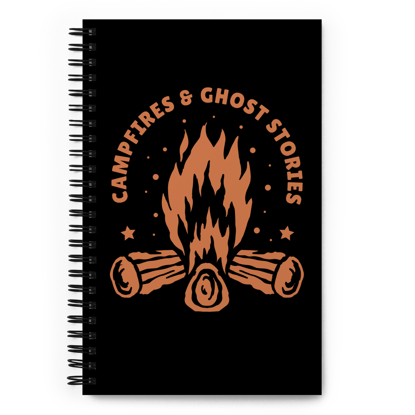 Campfires & Ghost Stories Spiral Notebook