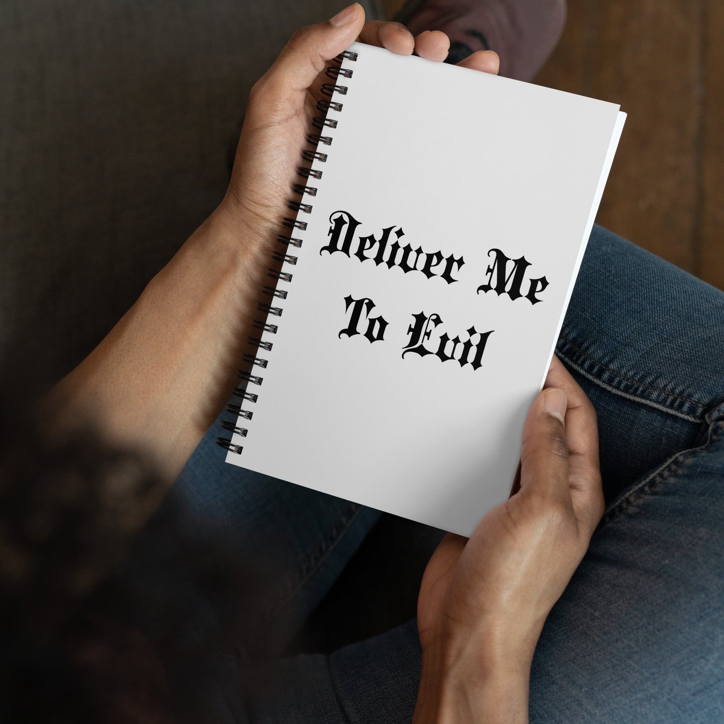 Deliver Me To Evil Spiral Notebook