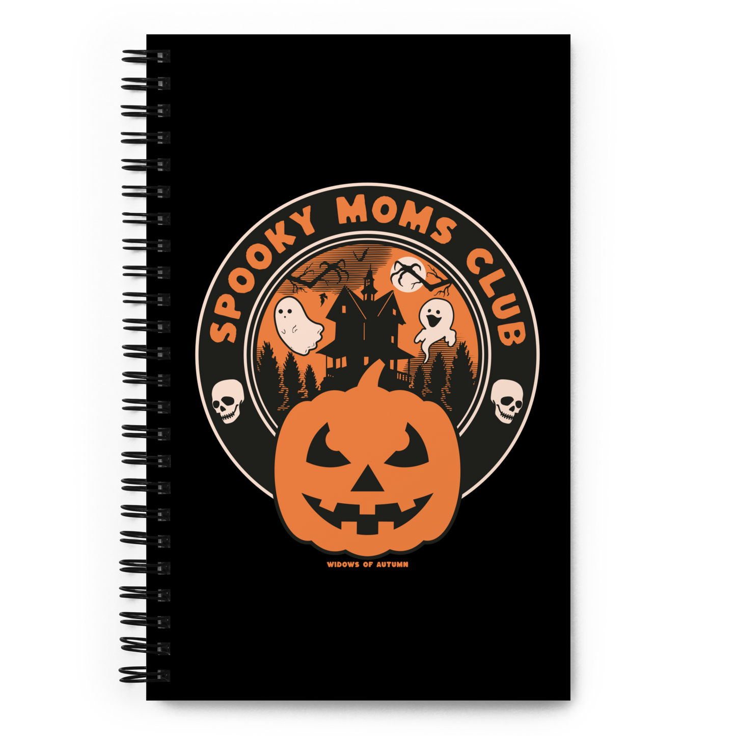 Spooky Moms Club Spiral Notebook