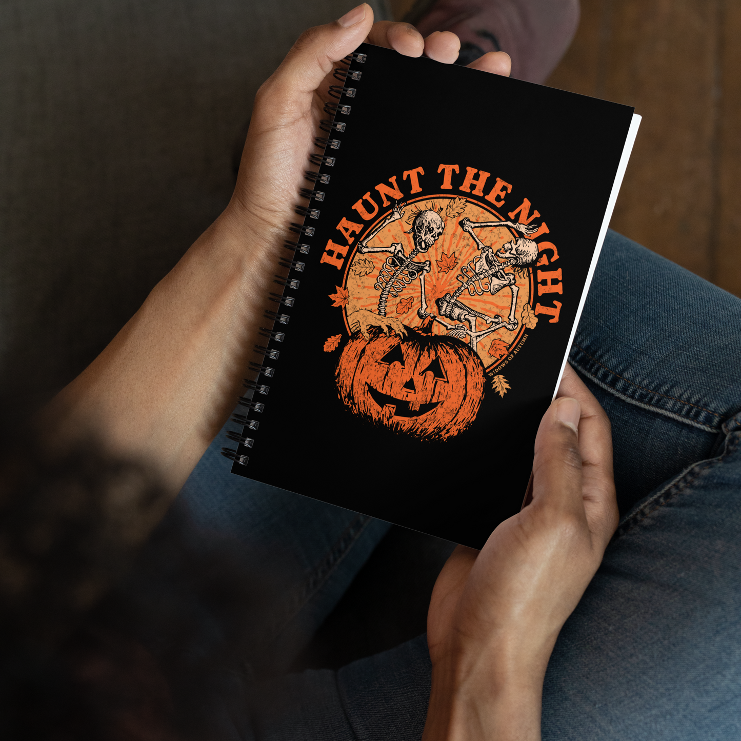 Haunt The Night Spiral Notebook