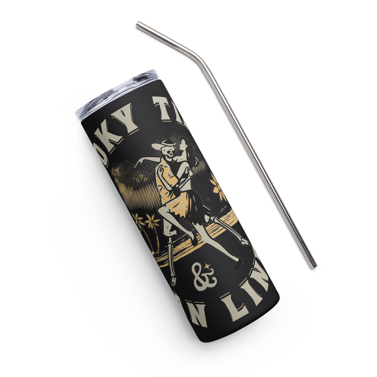 Spooky Times & Tan Lines Stainless Steel Tumbler