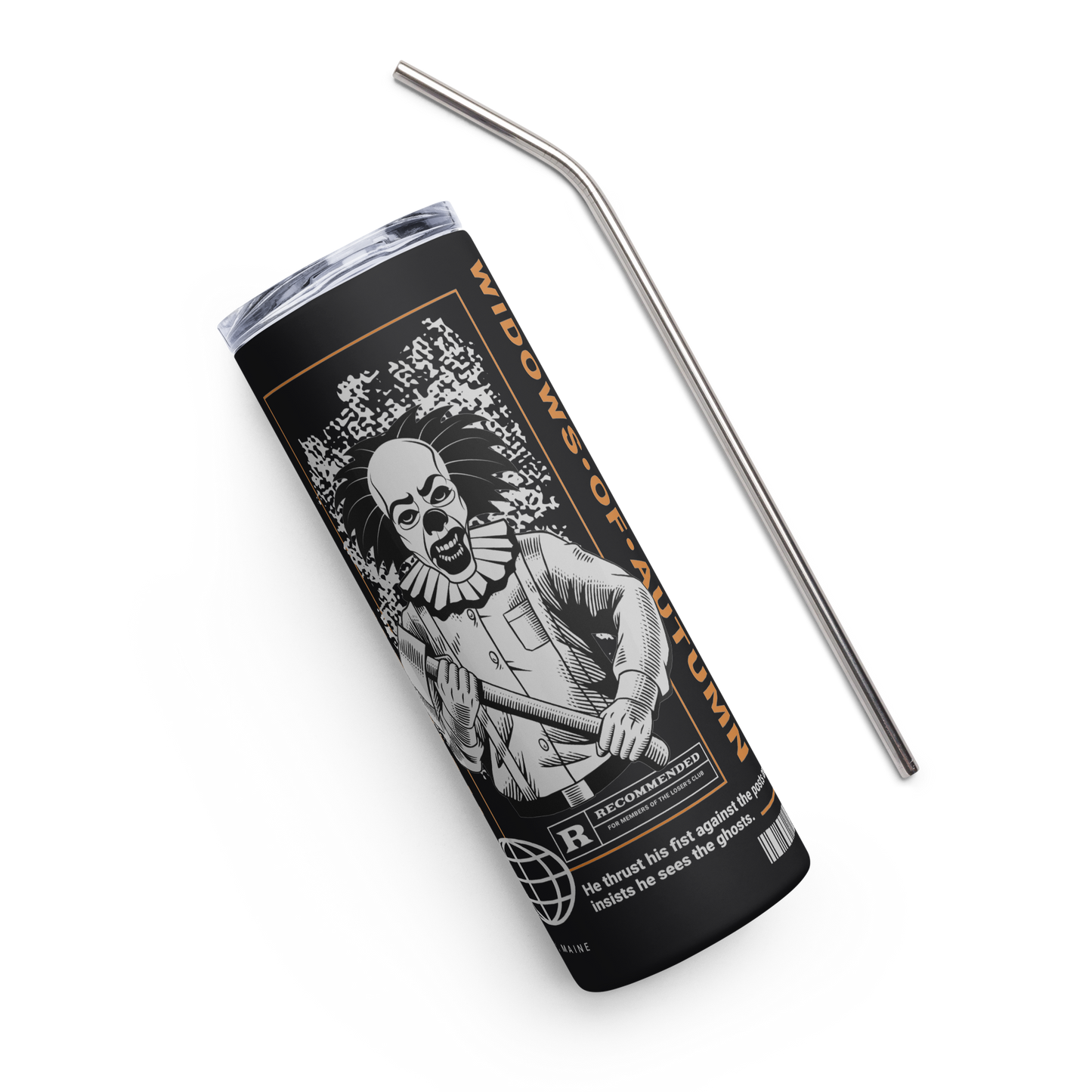 Killer Clown Stainless Steel Tumbler