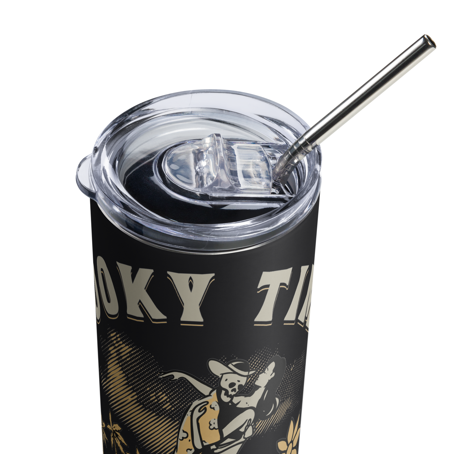 Spooky Times & Tan Lines Stainless Steel Tumbler