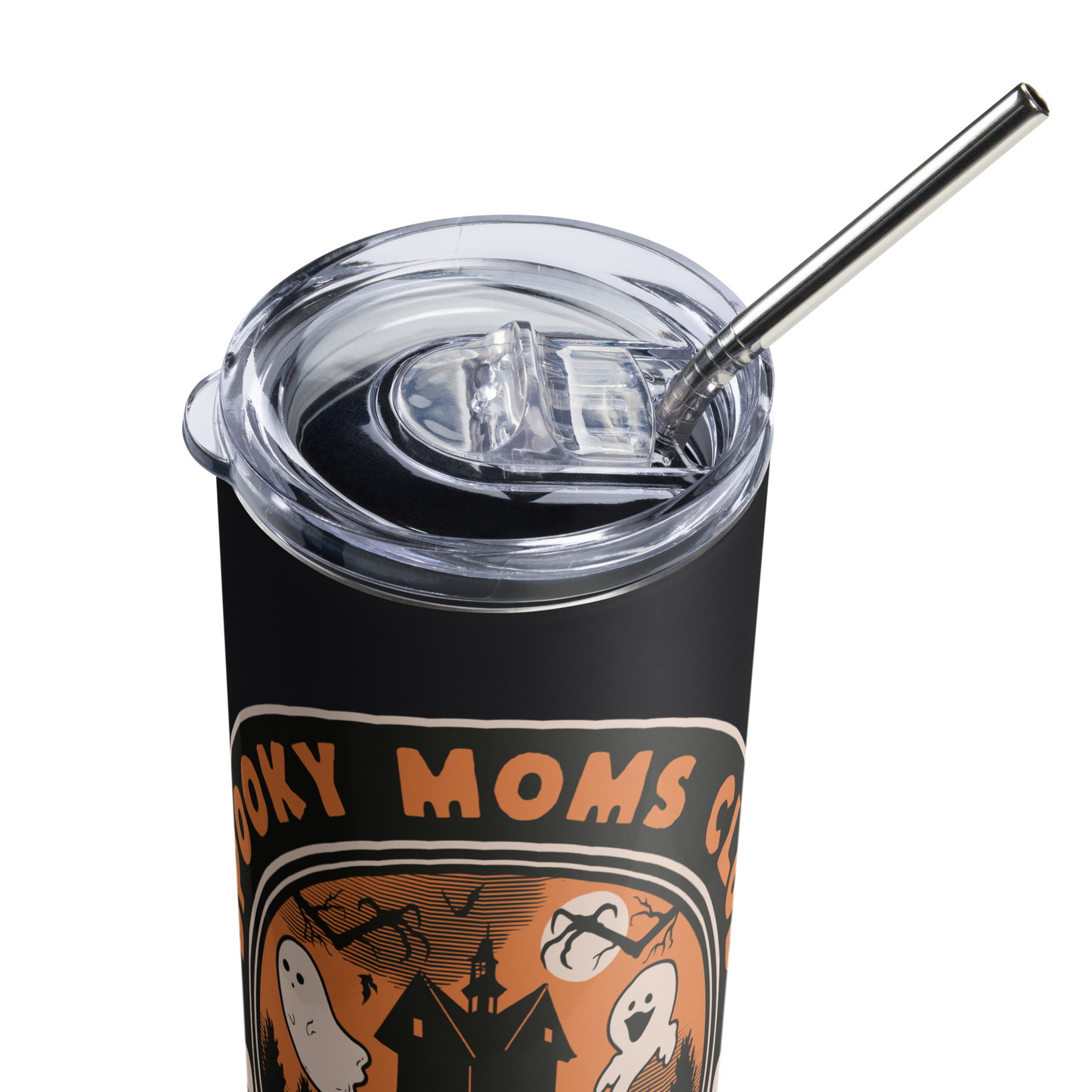 Spooky Moms Club Stainless Steel Tumbler