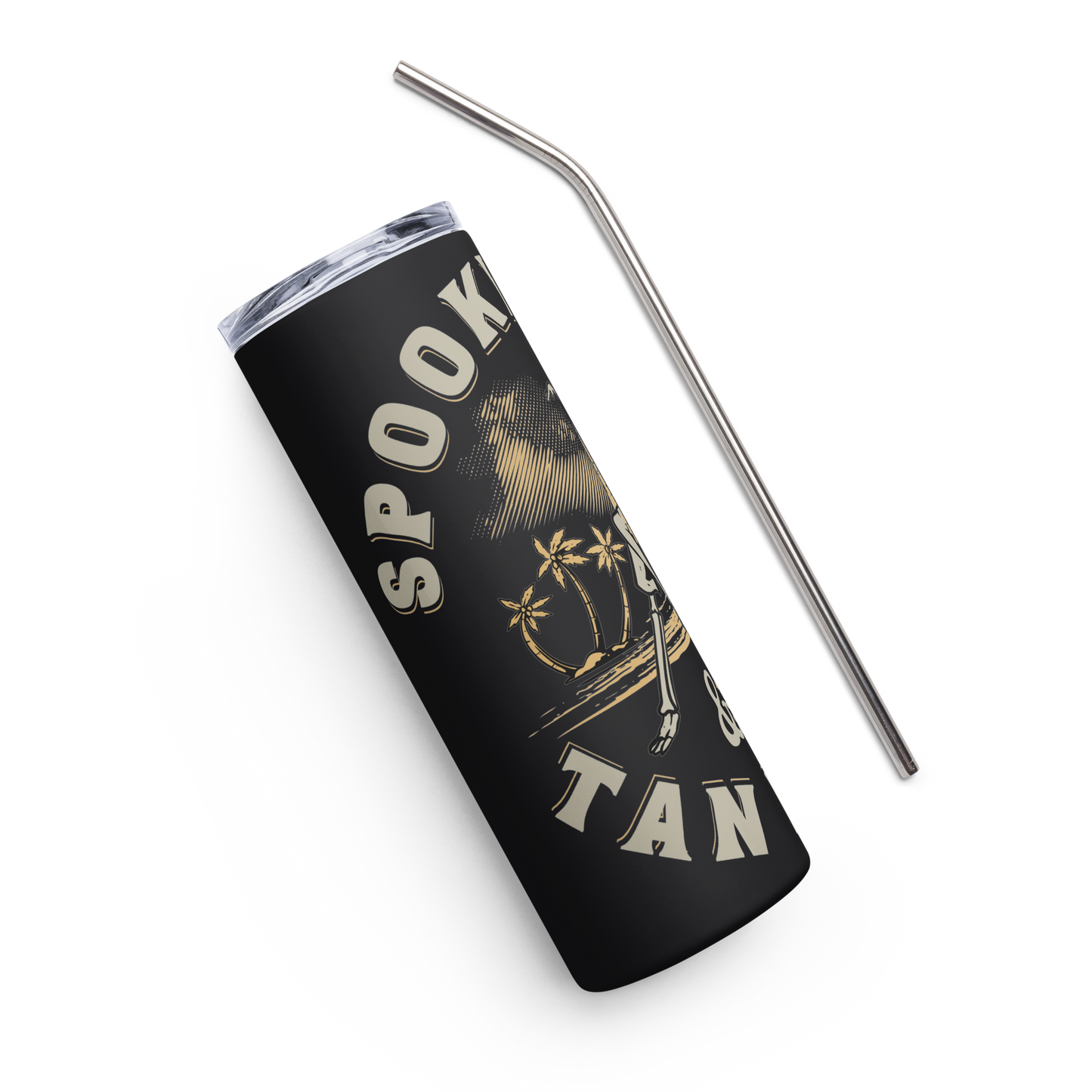 Spooky Times & Tan Lines Stainless Steel Tumbler