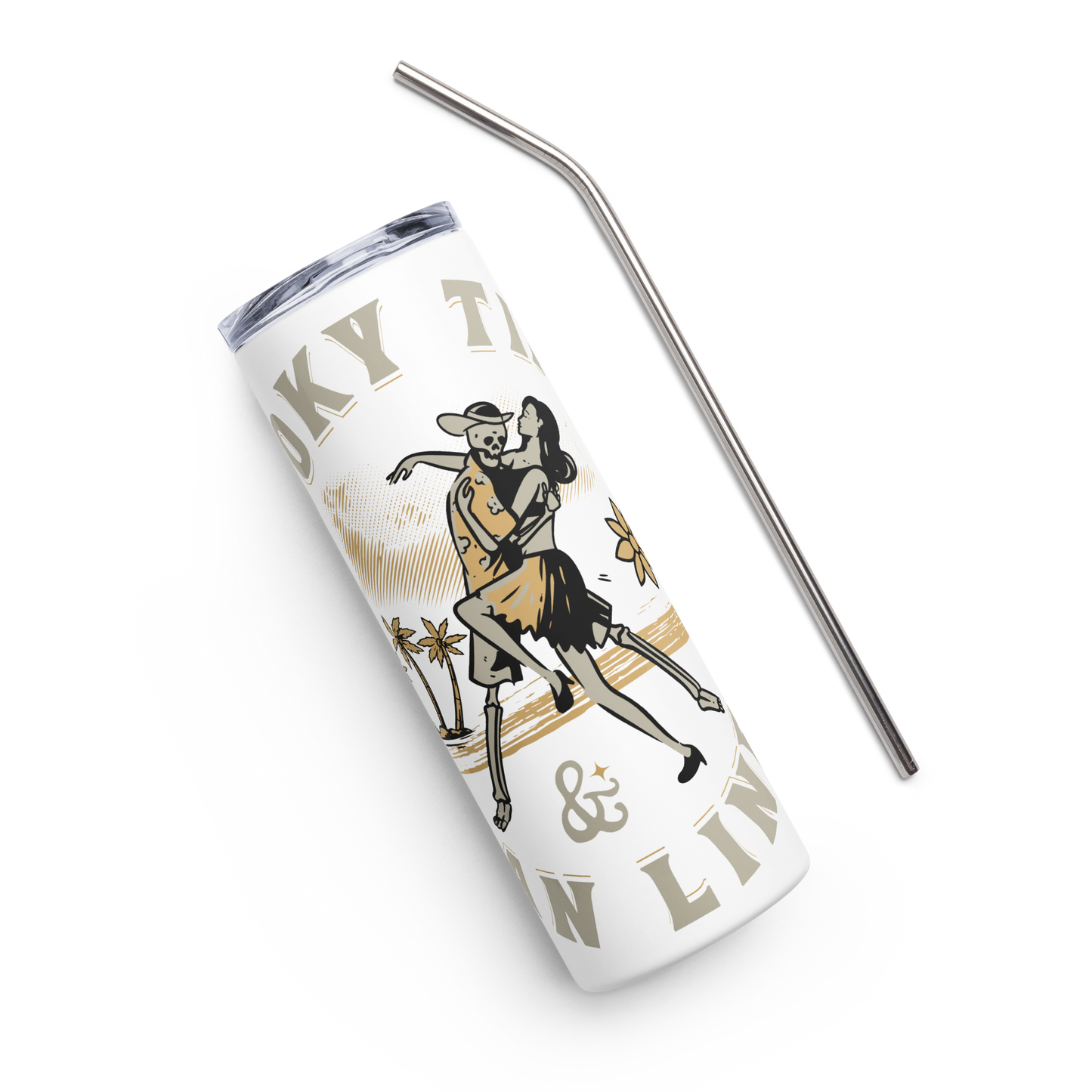 Spooky Times & Tan Lines Stainless Steel Tumbler