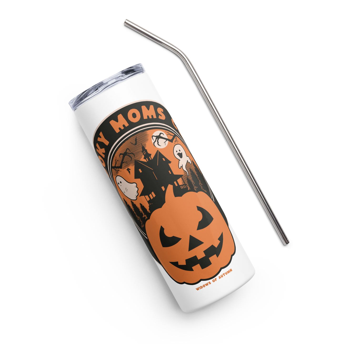 Spooky Moms Club Stainless Steel Tumbler