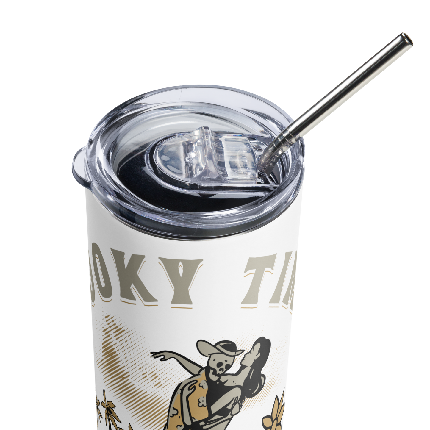 Spooky Times & Tan Lines Stainless Steel Tumbler