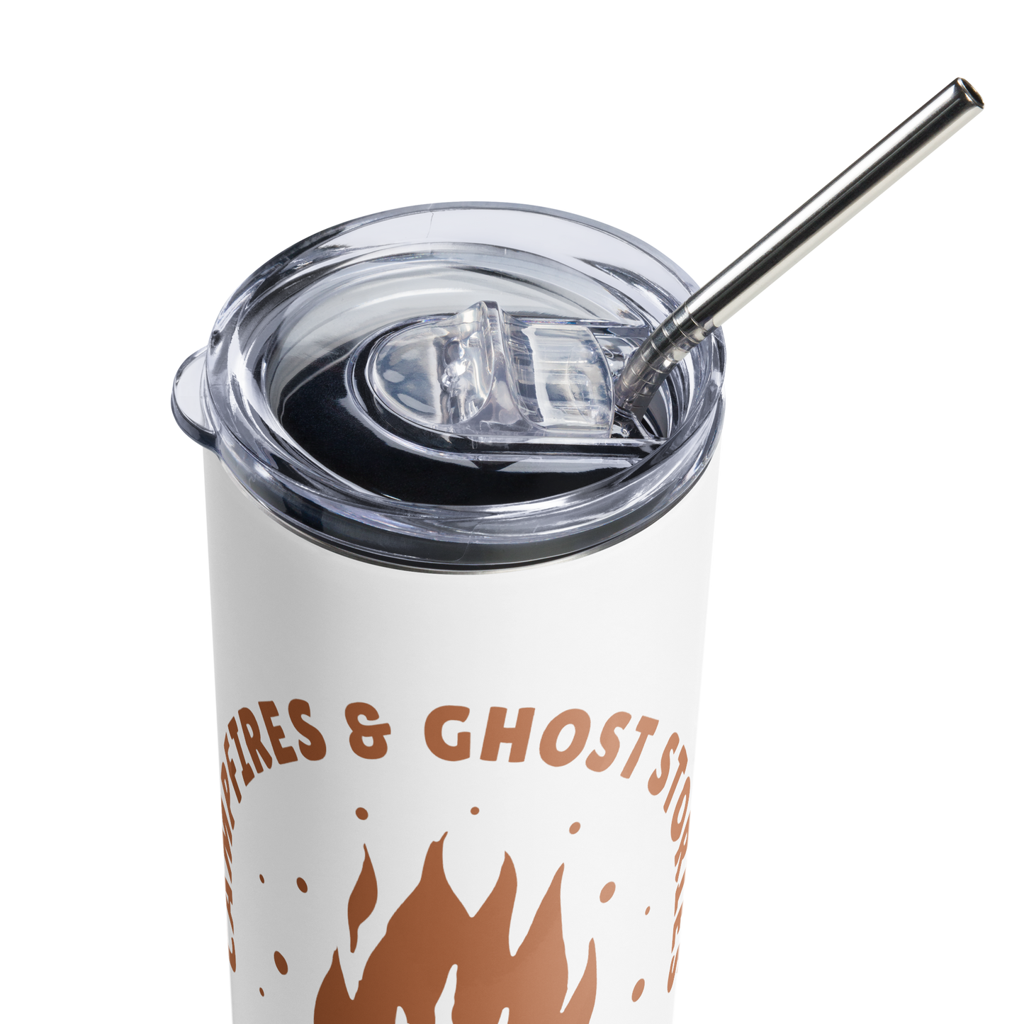 Campfires & Ghost Stories Stainless Steel Tumbler