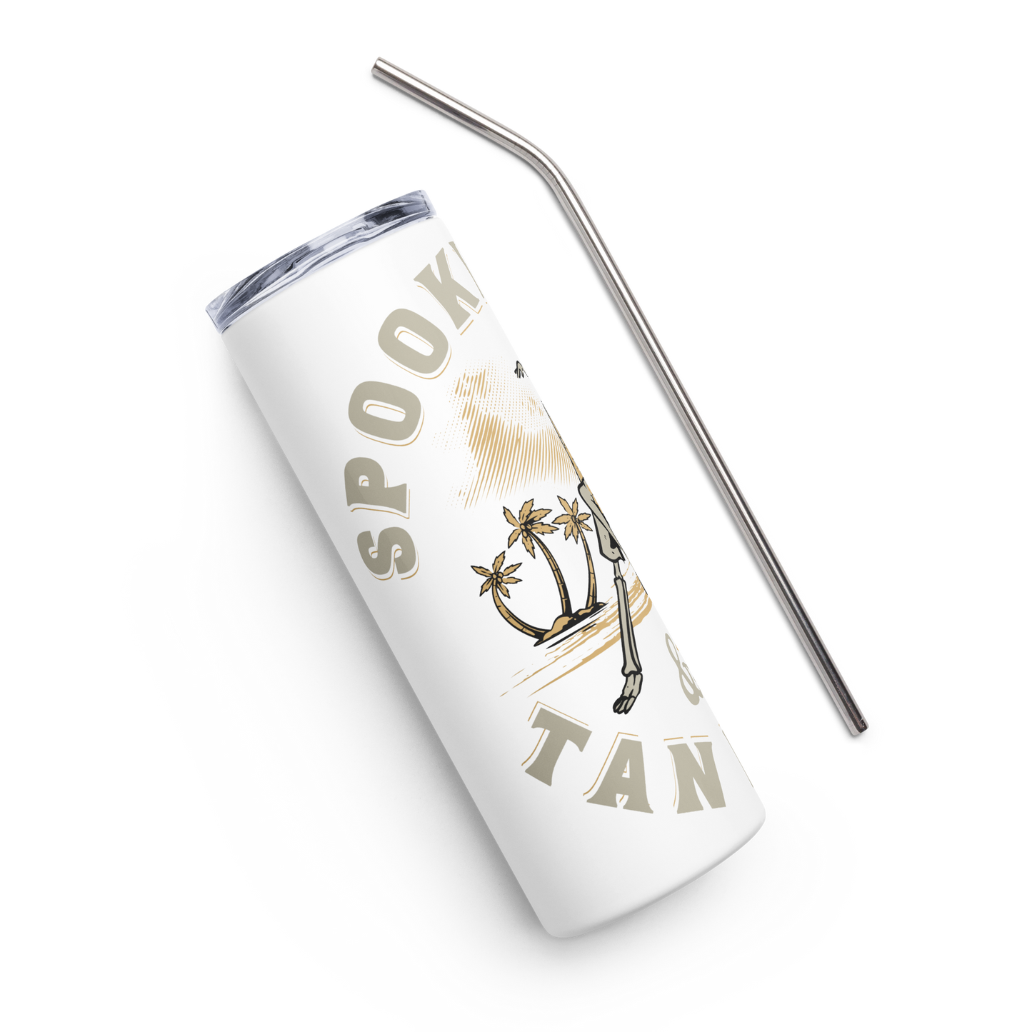 Spooky Times & Tan Lines Stainless Steel Tumbler