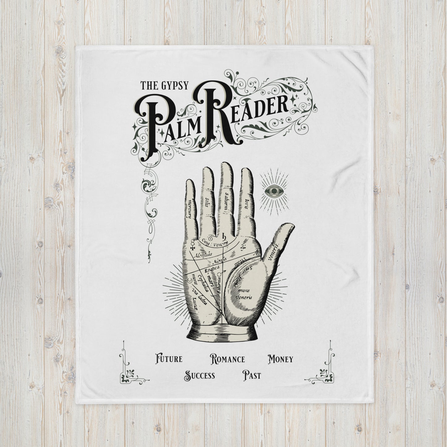 Palm Reader Throw Blanket