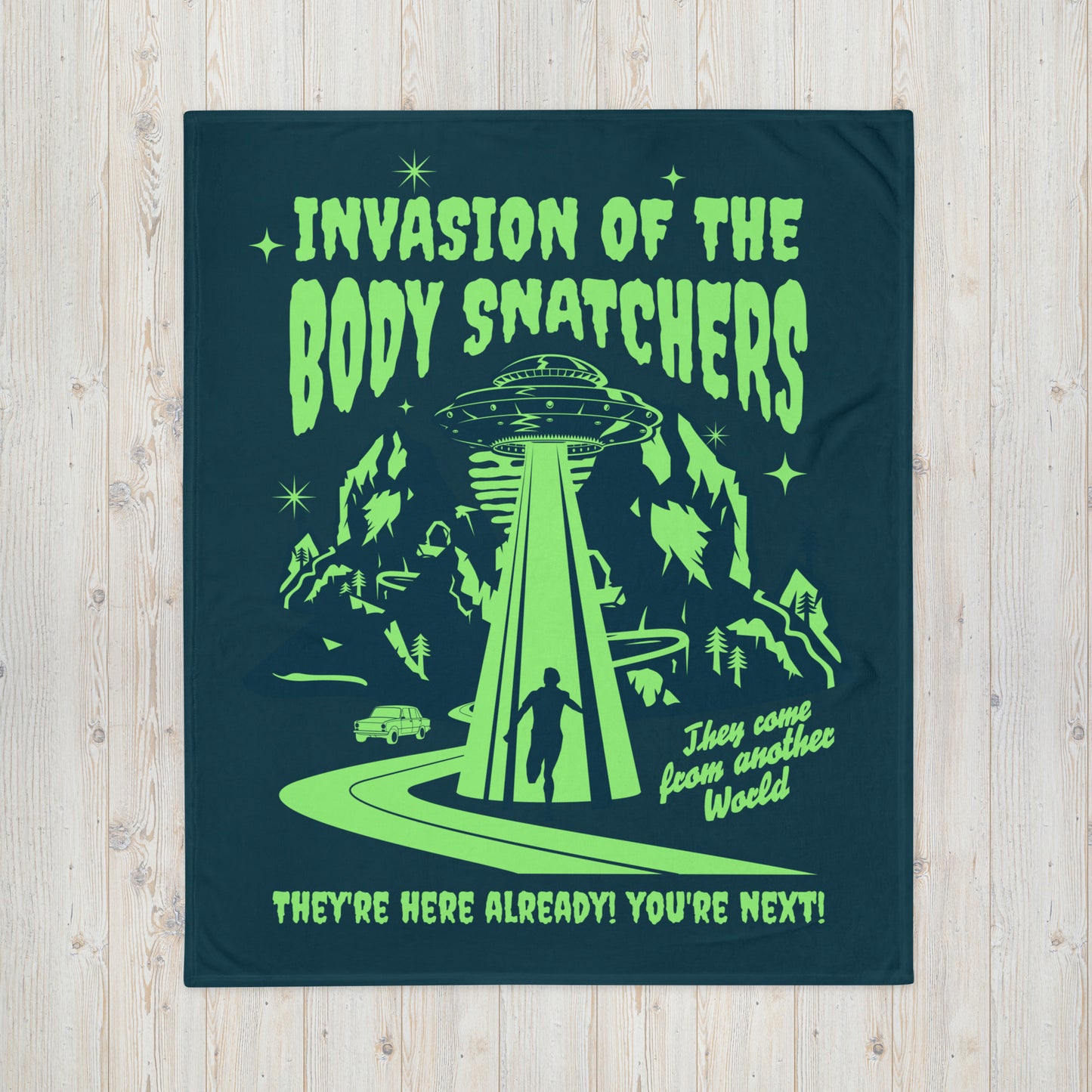 Body Snatchers Throw Blanket