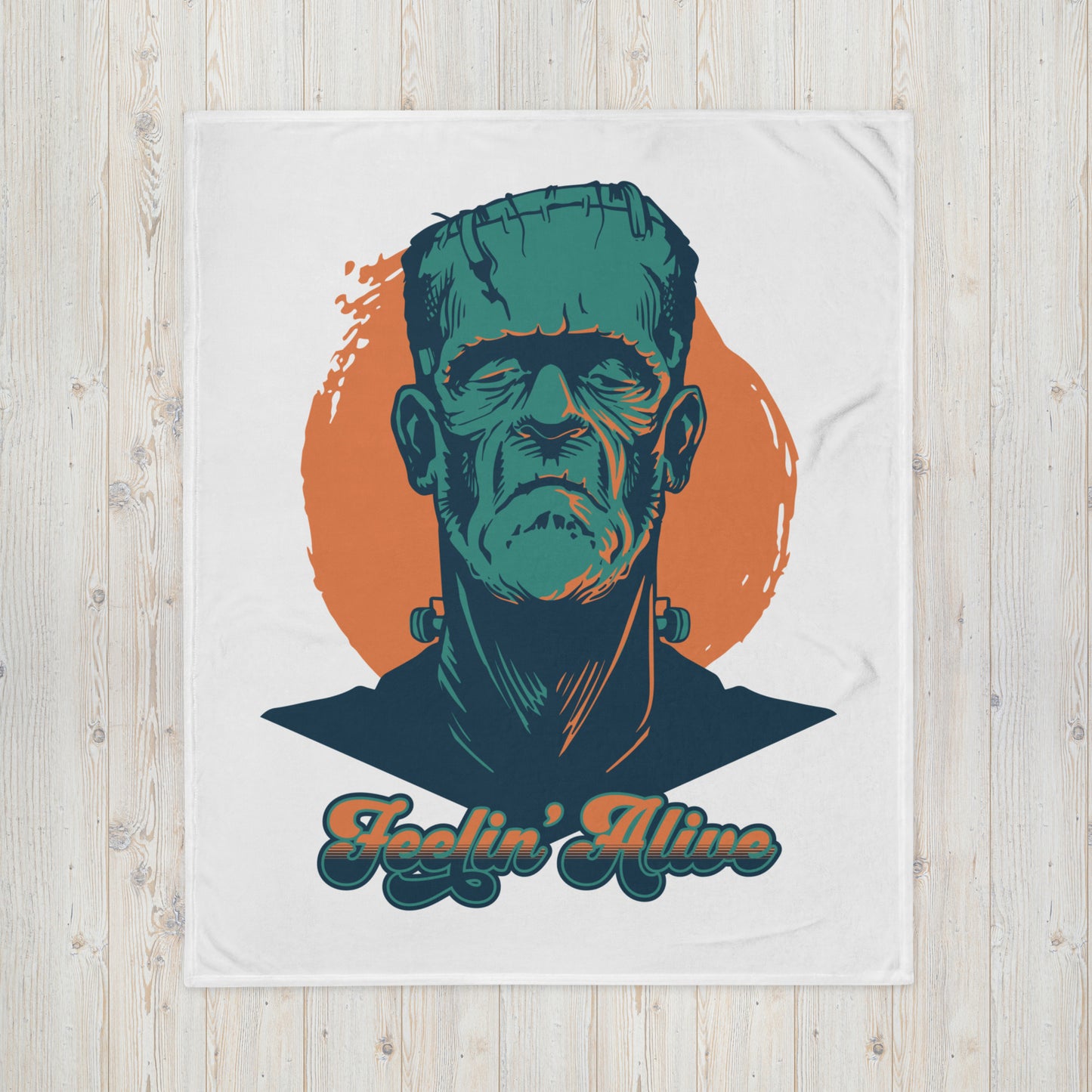Feelin' Alive Throw Blanket - White