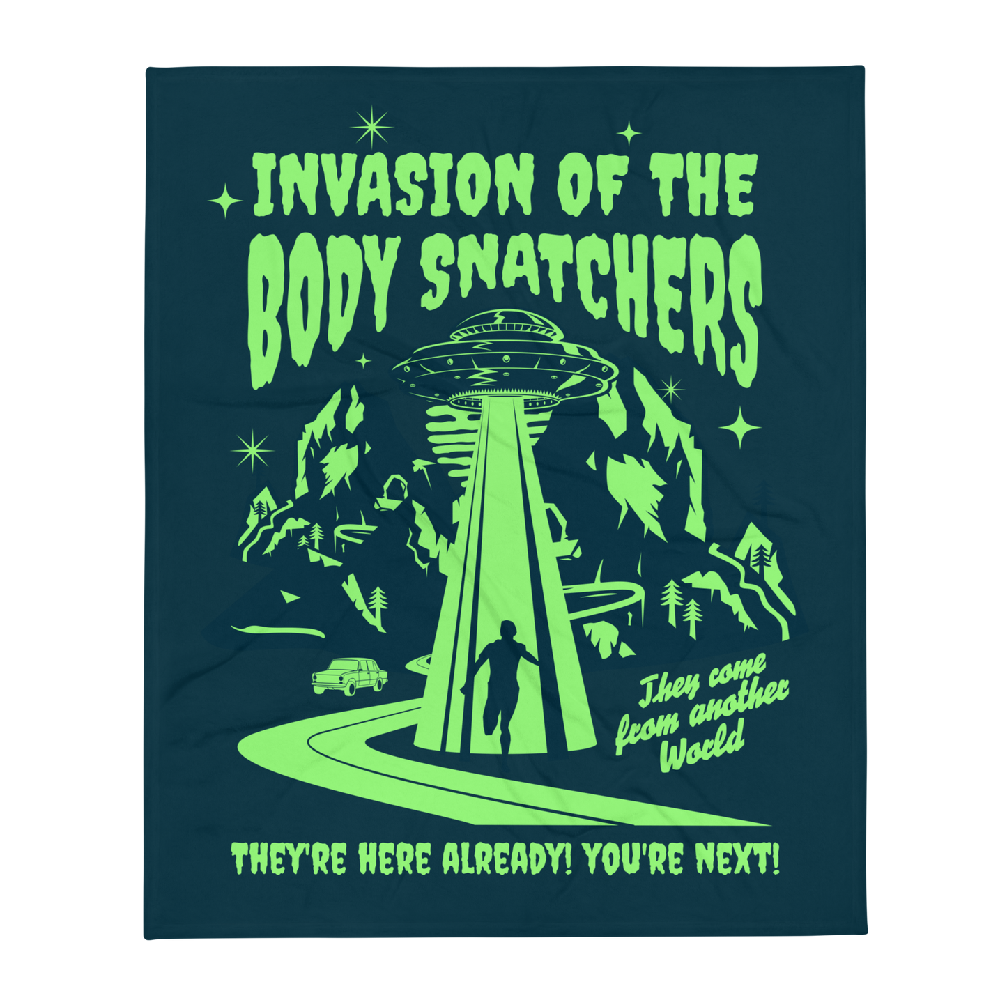 Body Snatchers Throw Blanket