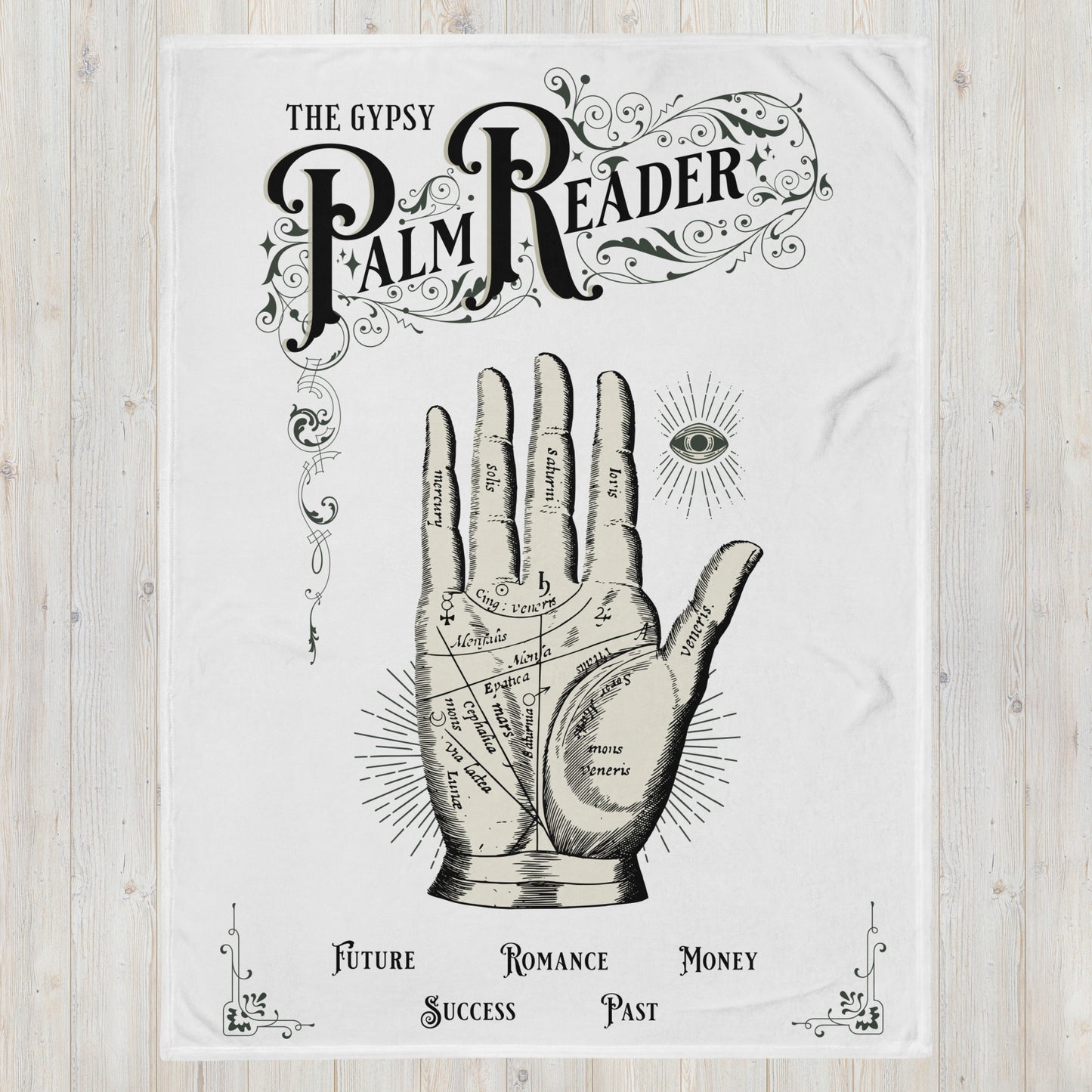 Palm Reader Throw Blanket