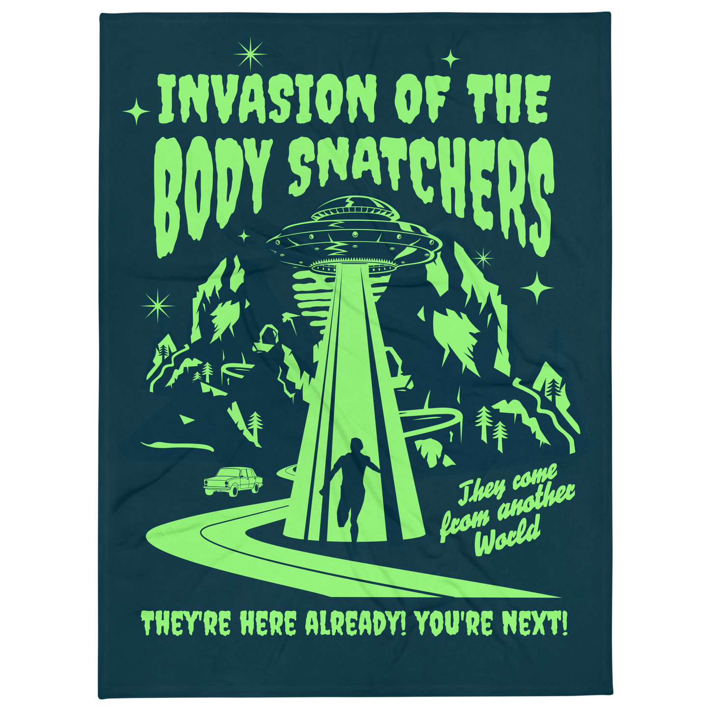 Body Snatchers Throw Blanket