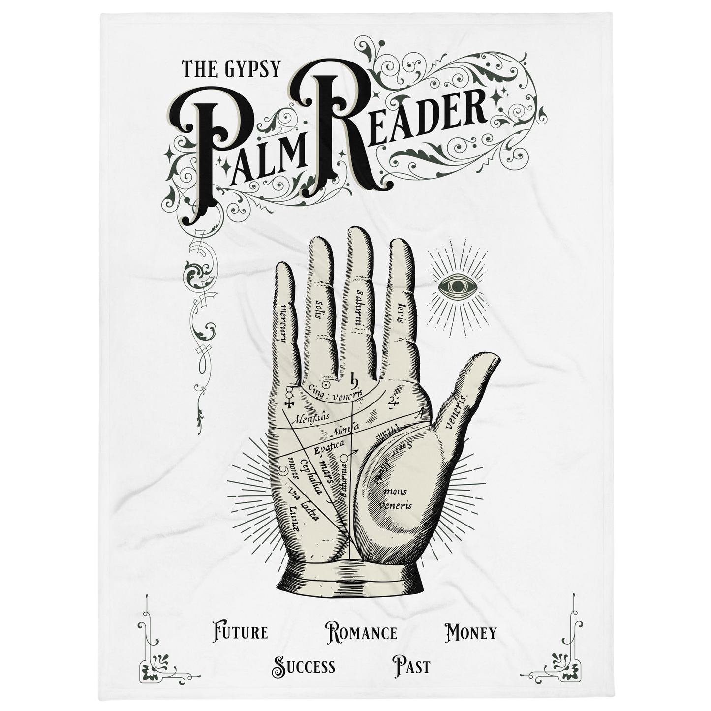 Palm Reader Throw Blanket