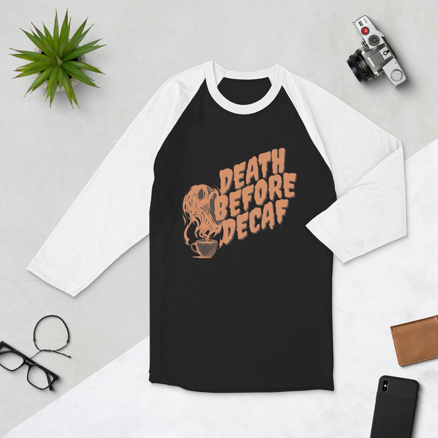Grim Grind Baseball Tee