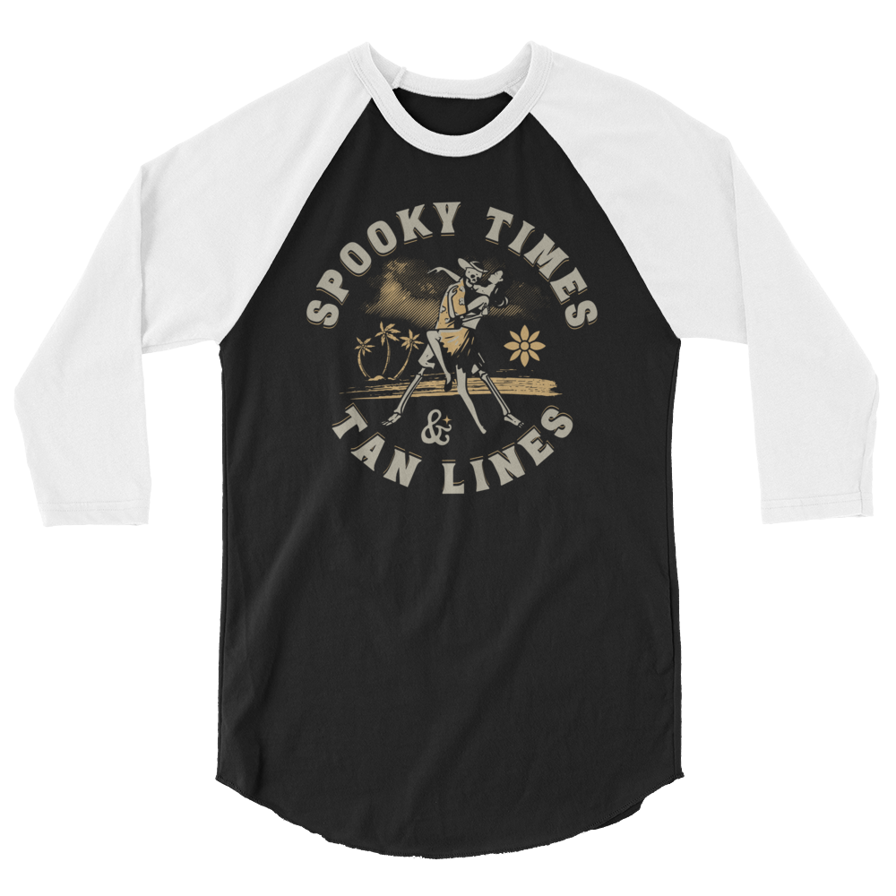 Spooky Times & Tan Lines Baseball Tee