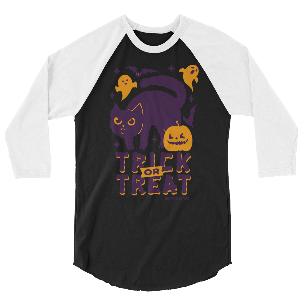 Trick Or Treat Baseball Tee