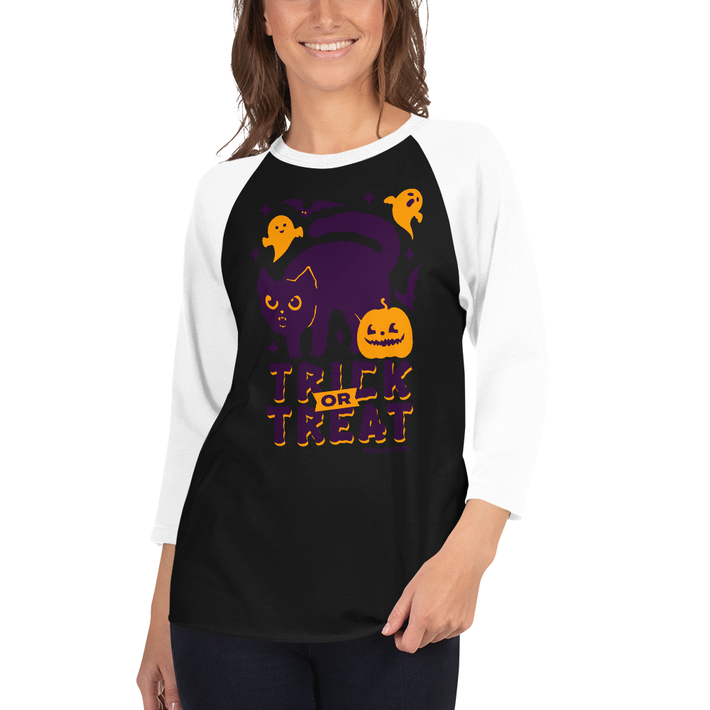 Trick Or Treat Baseball Tee