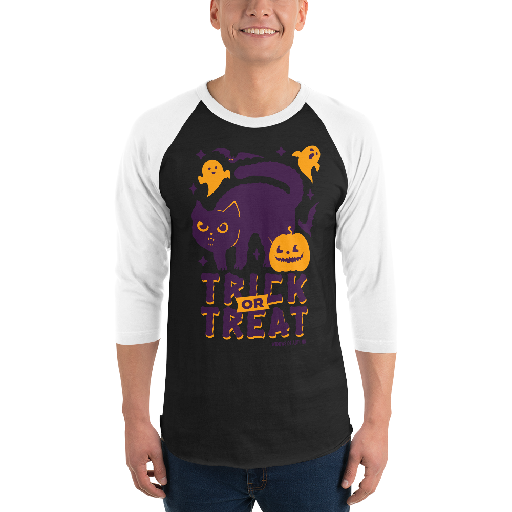 Trick Or Treat Baseball Tee