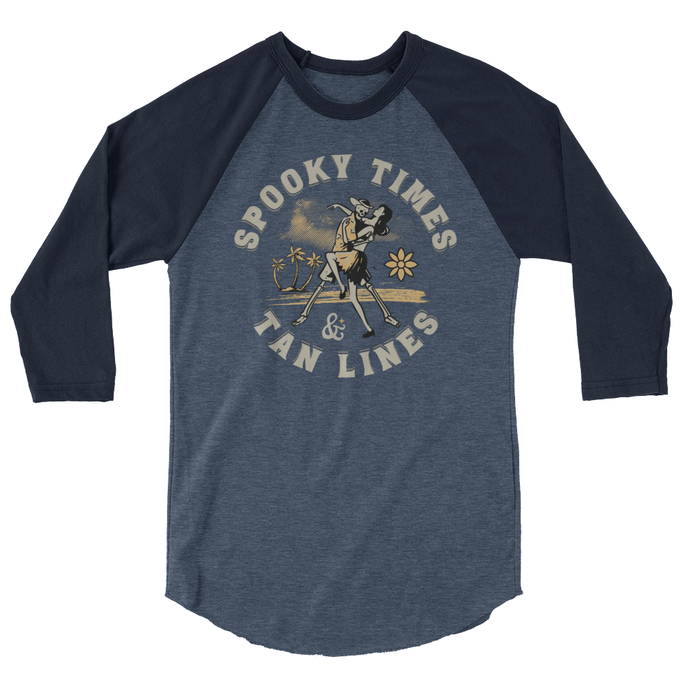 Spooky Times & Tan Lines Baseball Tee