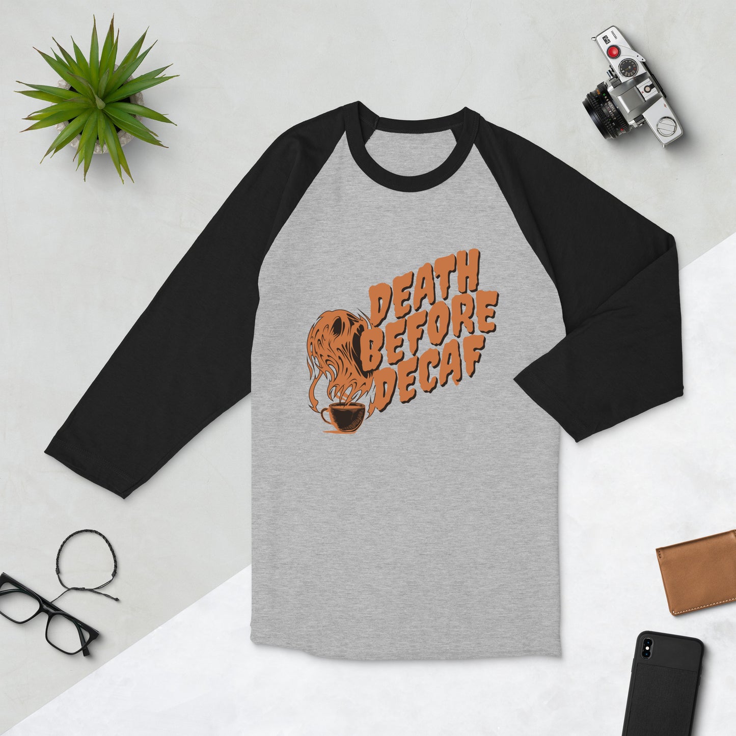 Grim Grind Baseball Tee