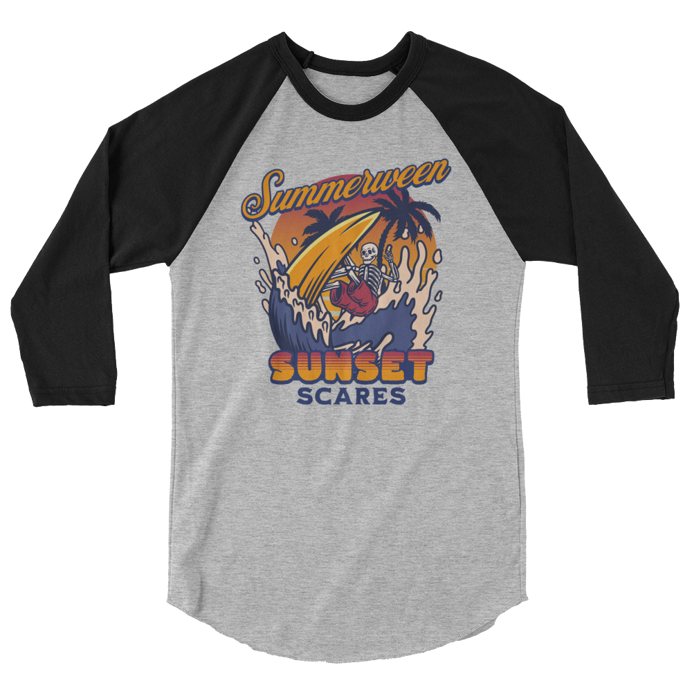 Sunset Scares Baseball Tee