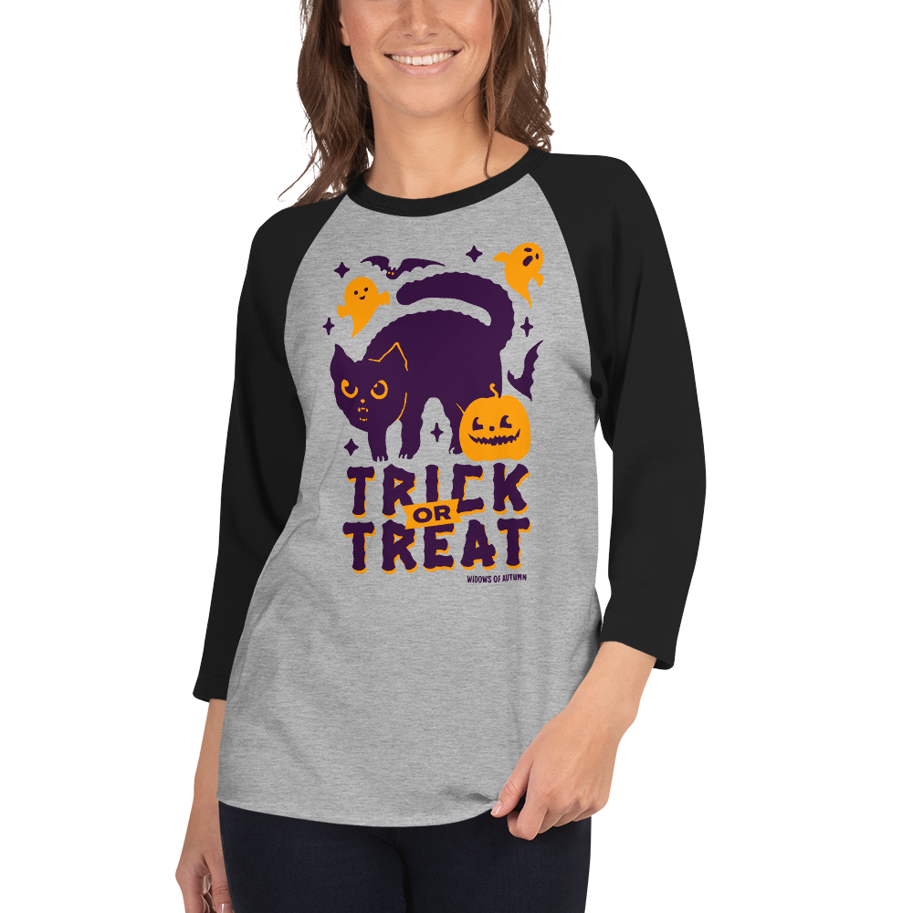 Trick Or Treat Baseball Tee