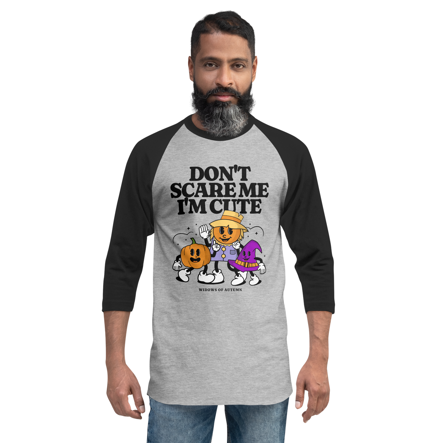 Don't Scare Me Baseball Tee