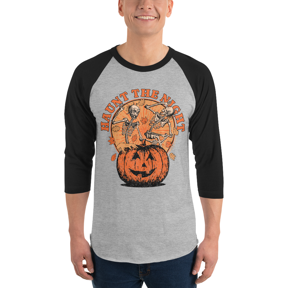 Haunt The Night Baseball Tee